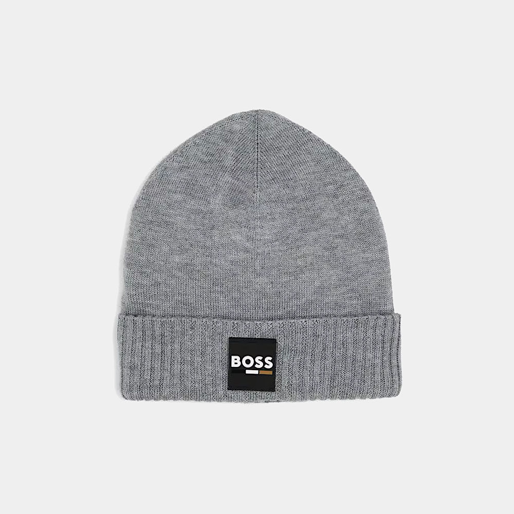 Czapka Zimowa Szara BOSS / Hat BOSS CHINE GREY