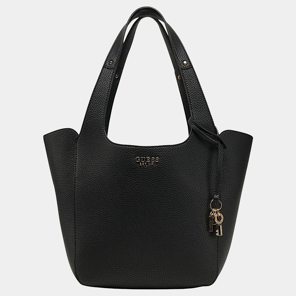 Duża torebka damska Czarna Guess / Women's handbag BLACK Guess