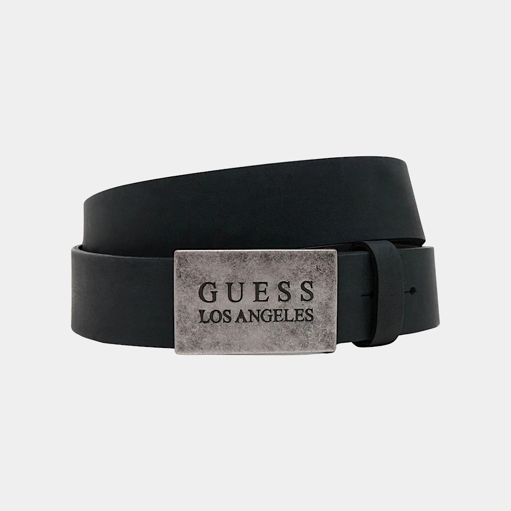 Pasek męski Czarny Guess / Men's belt BLACK Guess