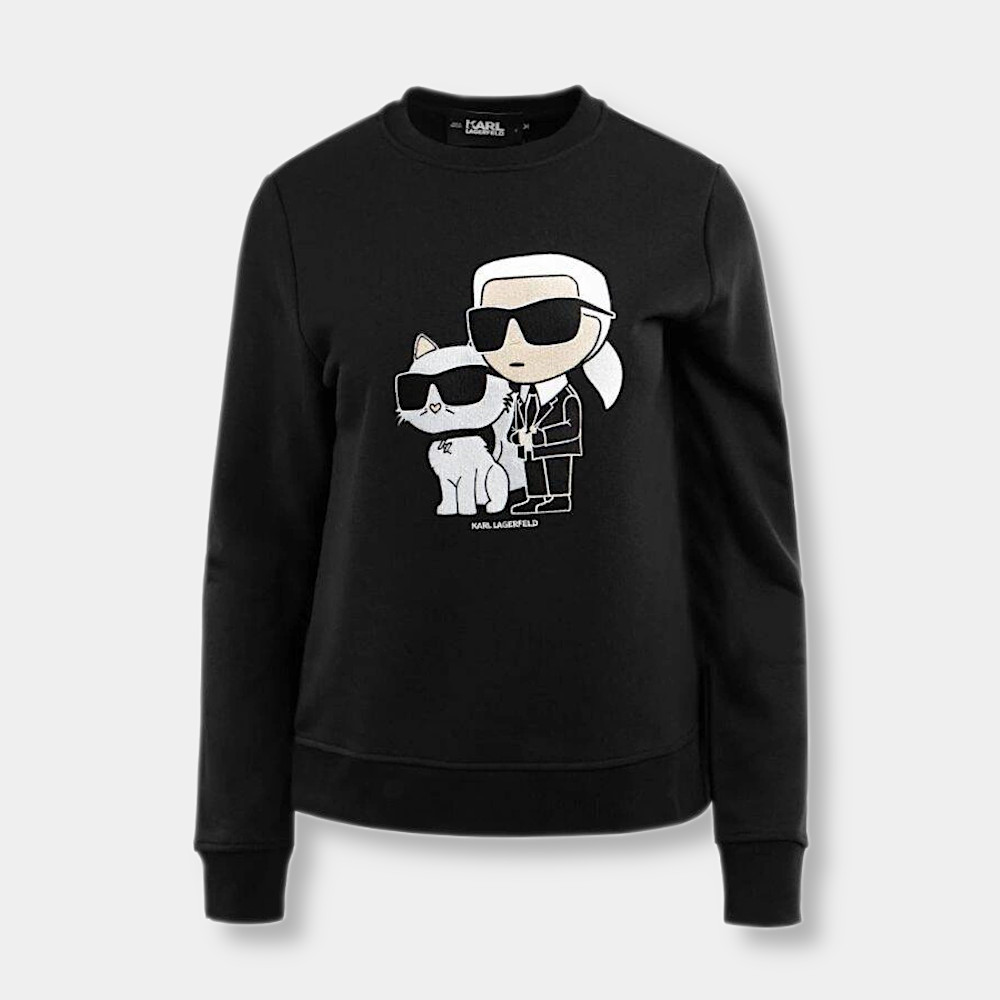 Czarna bluza dla kobiet marki Karl Lagerfeld