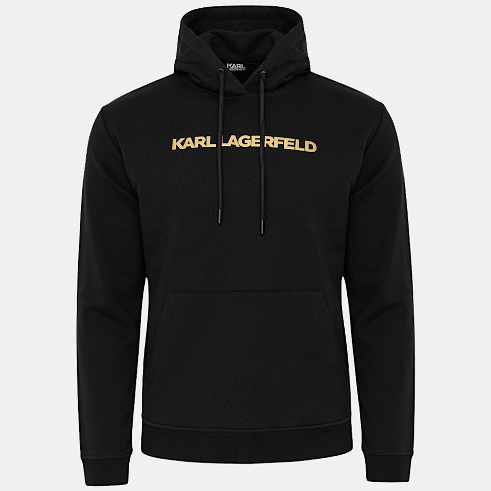 Bluza męska Czarno-Złota Karl Lagerfeld / Men's hoodie BLACK/GOLD Karl Lagerfeld