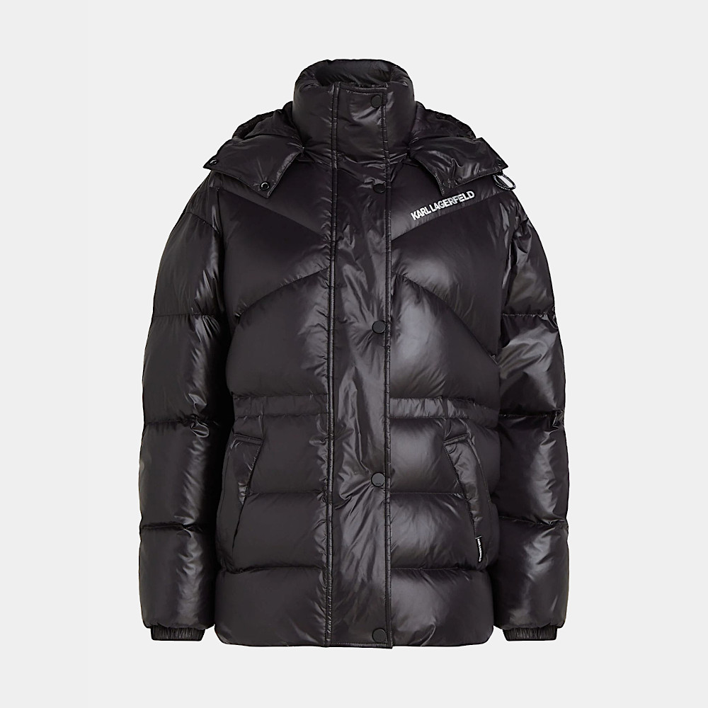 Kurtka damska Czarna Karl Lagerfeld / Women's jacket Black Karl Lagerfeld