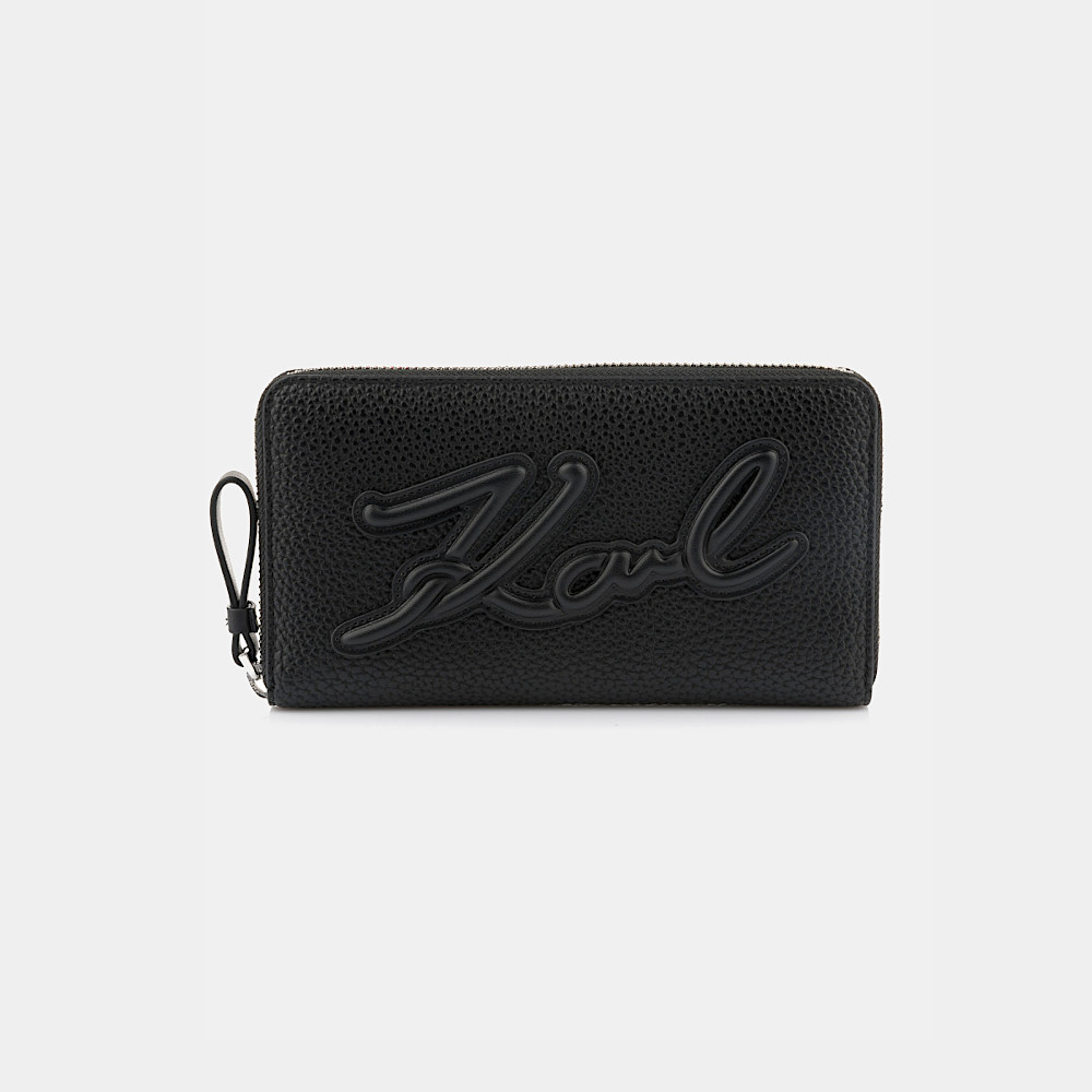 Portfel damski Czarny Karl Lagerfeld / Women's wallet Black Karl Lagerfeld