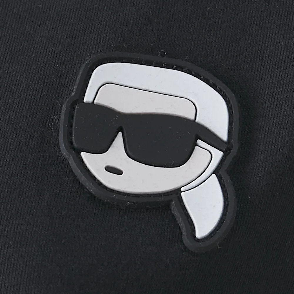 T-shirt damski Karl Lagerfeld Czarny / Women's T-shirt Karl Lagerfeld Black - obrazek 3