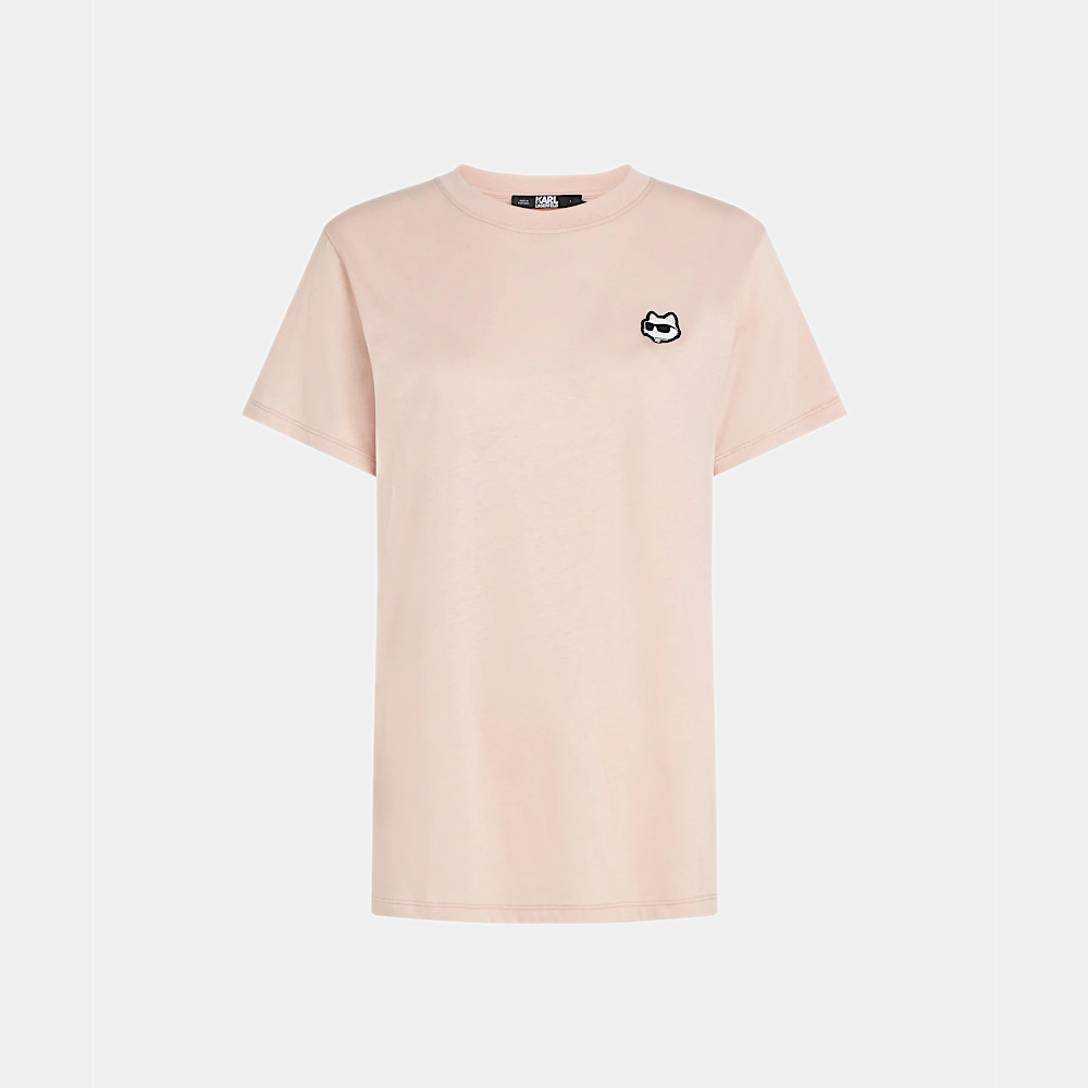 KARL LAGERFELD - T-shirt basic Rose Smoke Women