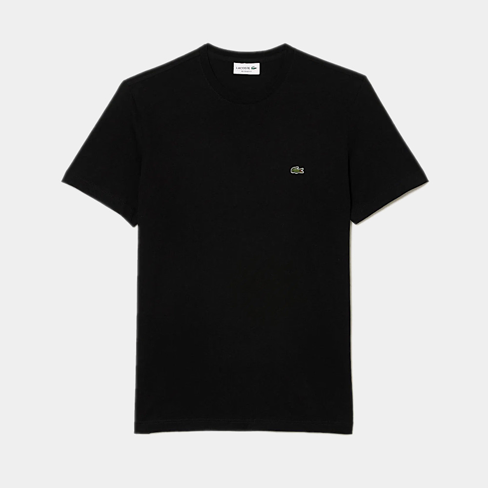 Męski t-shirt Czarny Lacoste / Man’s T-shirt Black Lacoste