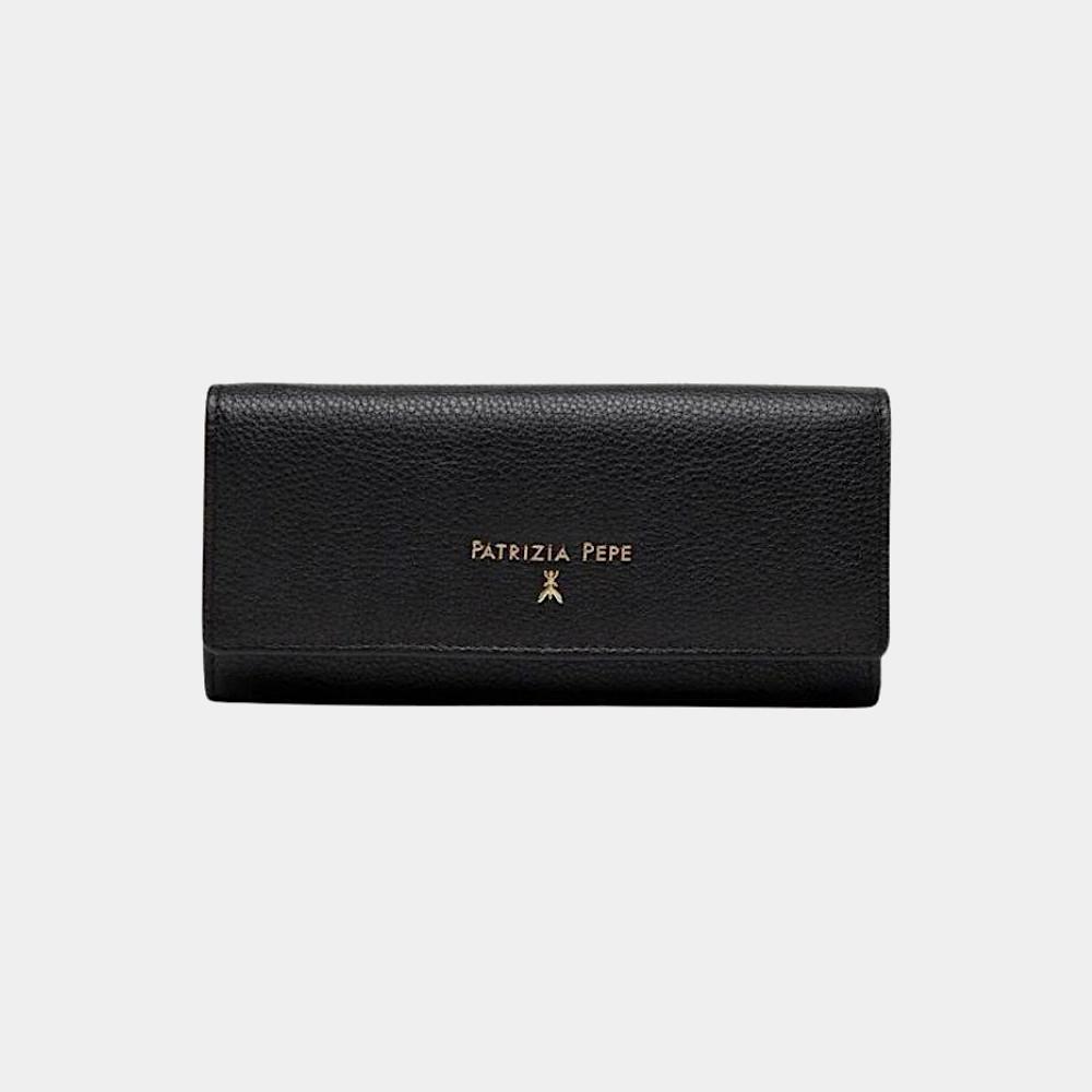 Portfel damski Czarny Patrizia Pepe / Women's wallet Black Patrizia Pepe