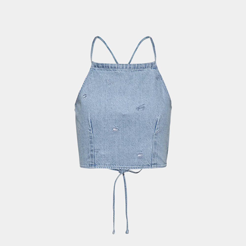 TOP Damski Jasno-Niebieski Tommy Jeans / TOP Women Denim Blue Tommy Jeans